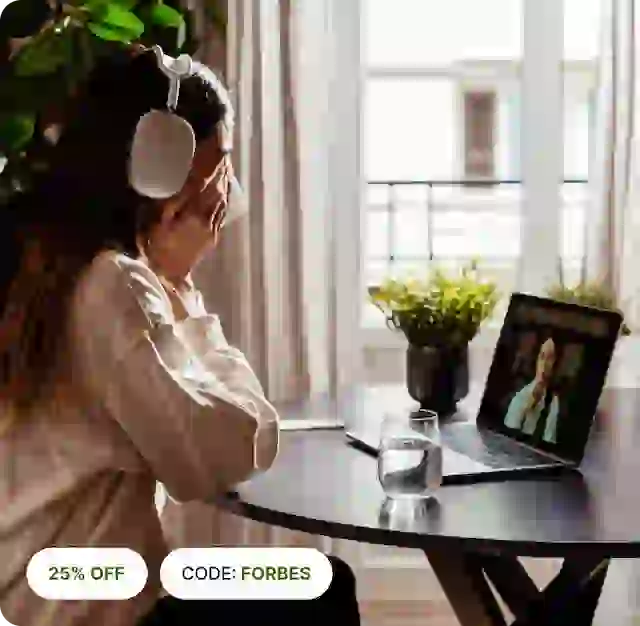 <span>Get flexible</span> and affordable online therapy — <span>anytime, anywhere.</span>