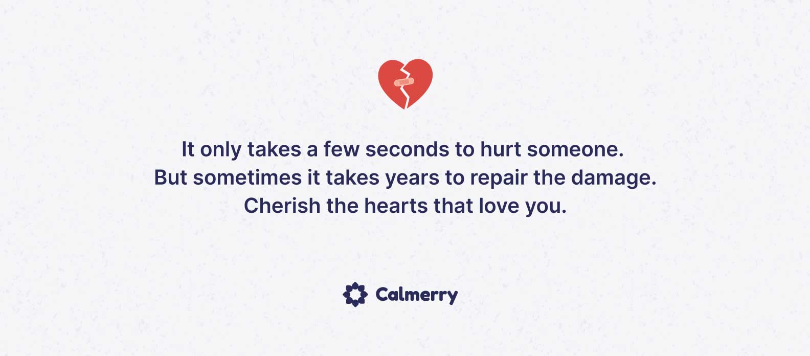 It only takes a few seconds to hurt someone