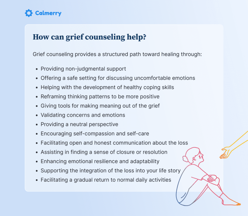 Grief Counseling: How It Works And Helps Healing - Calmerry