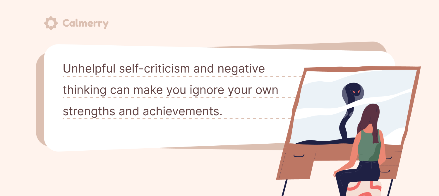 Self-criticism can be unhelpful