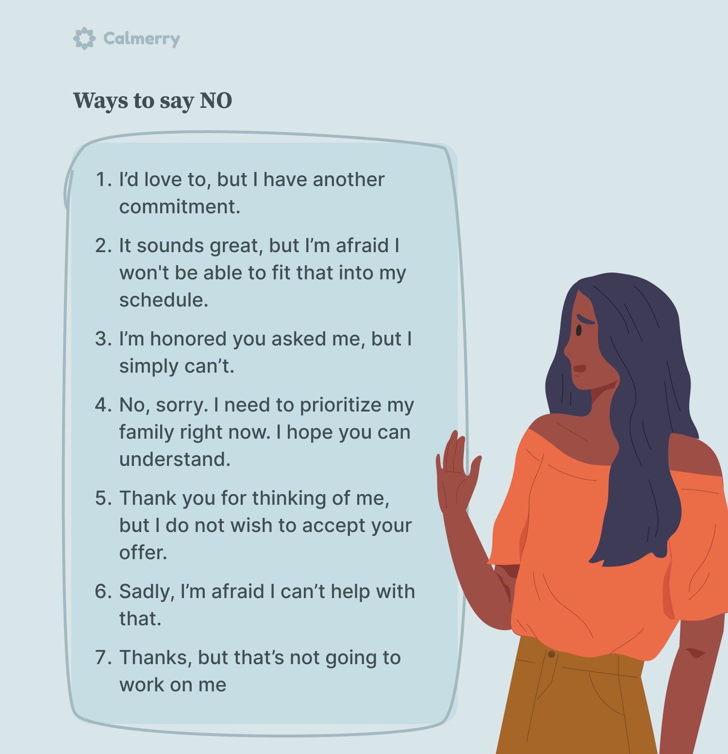 How to Learn to Say No – And Why to Do It - Calmerry