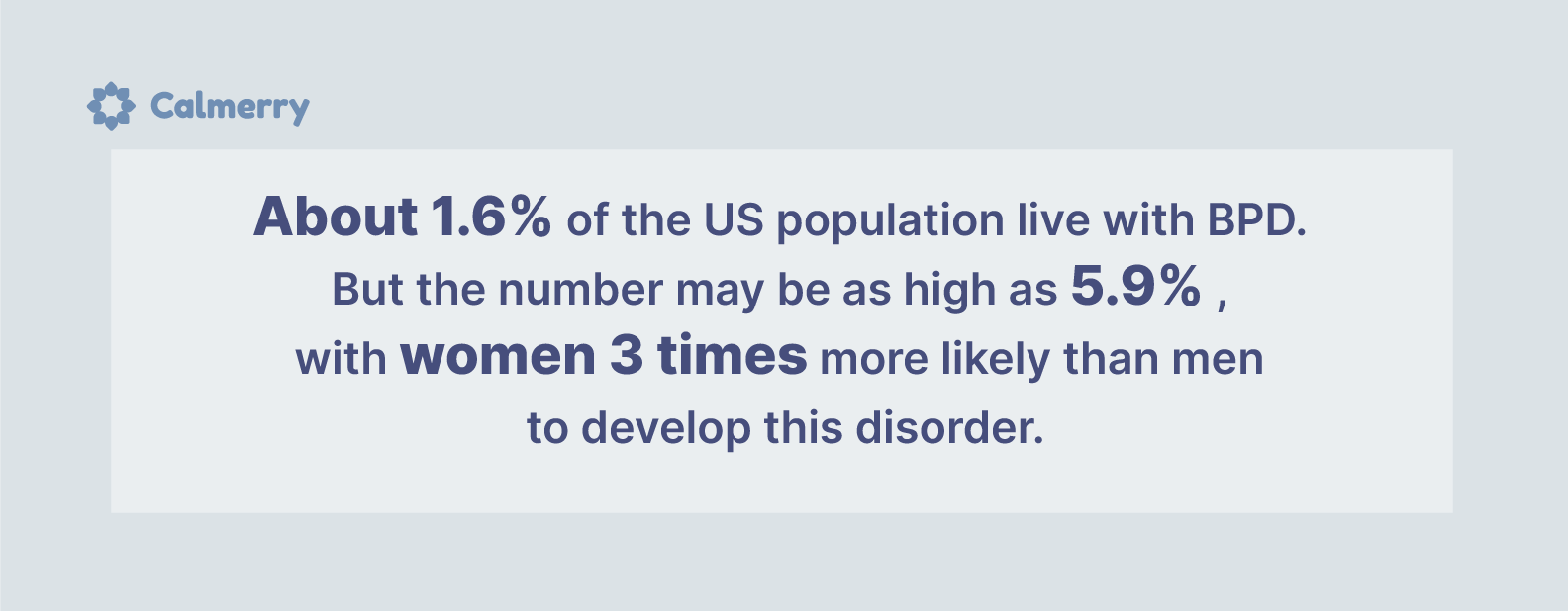 Is Borderline Personality Disorder (Bpd): More Common in Females