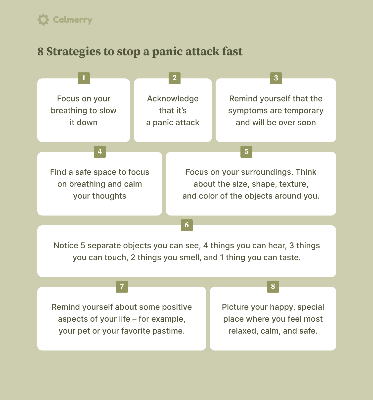 How to stop a panic attack fast – 8 strategies for helping to calm down from a panic attack