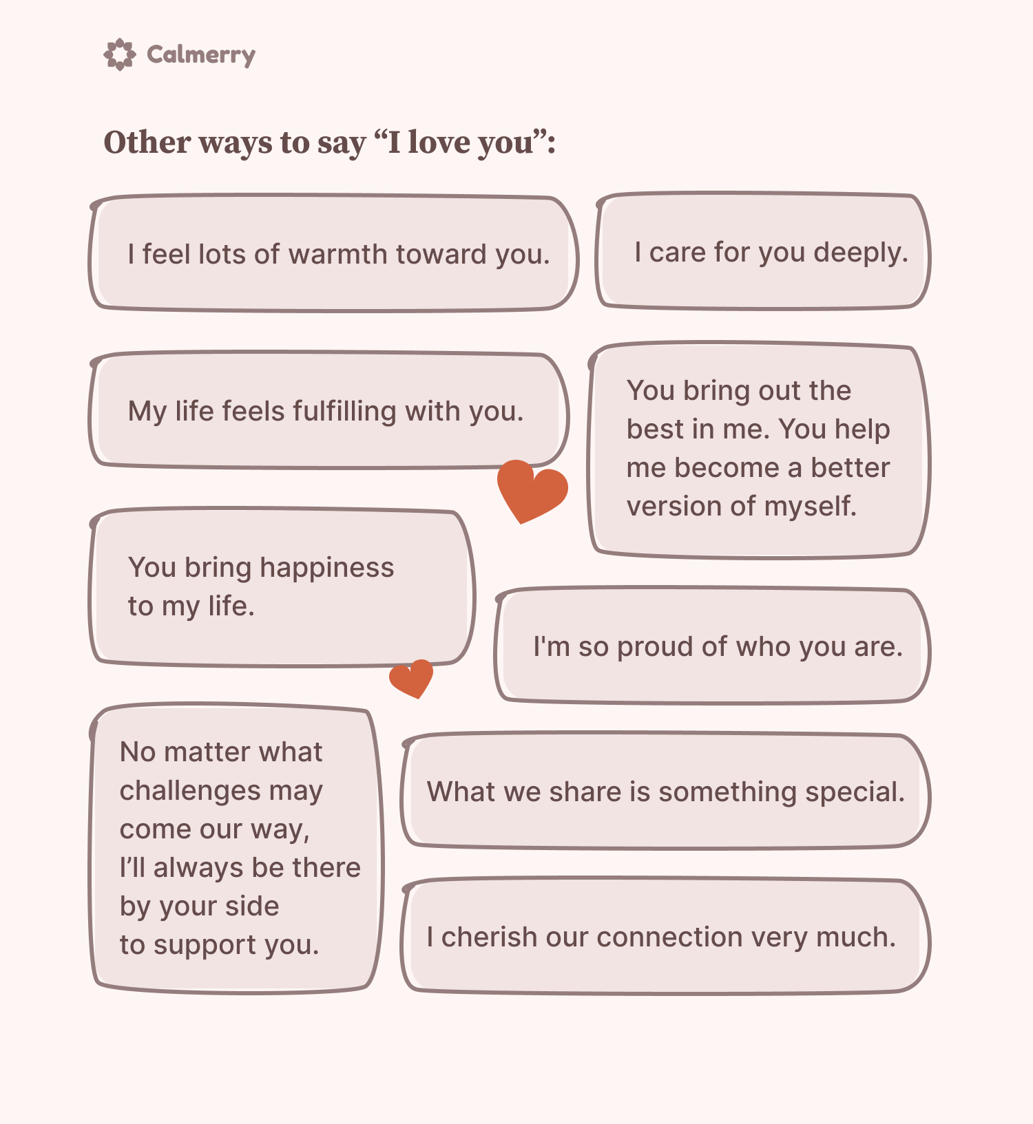 Other Ways To Say I Love You List 