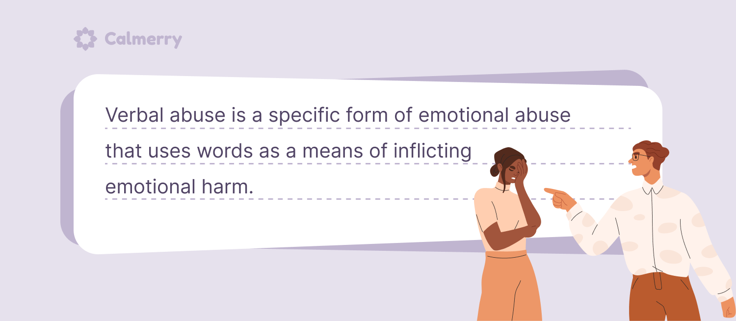 Verbal abuse vs. emotional abuse