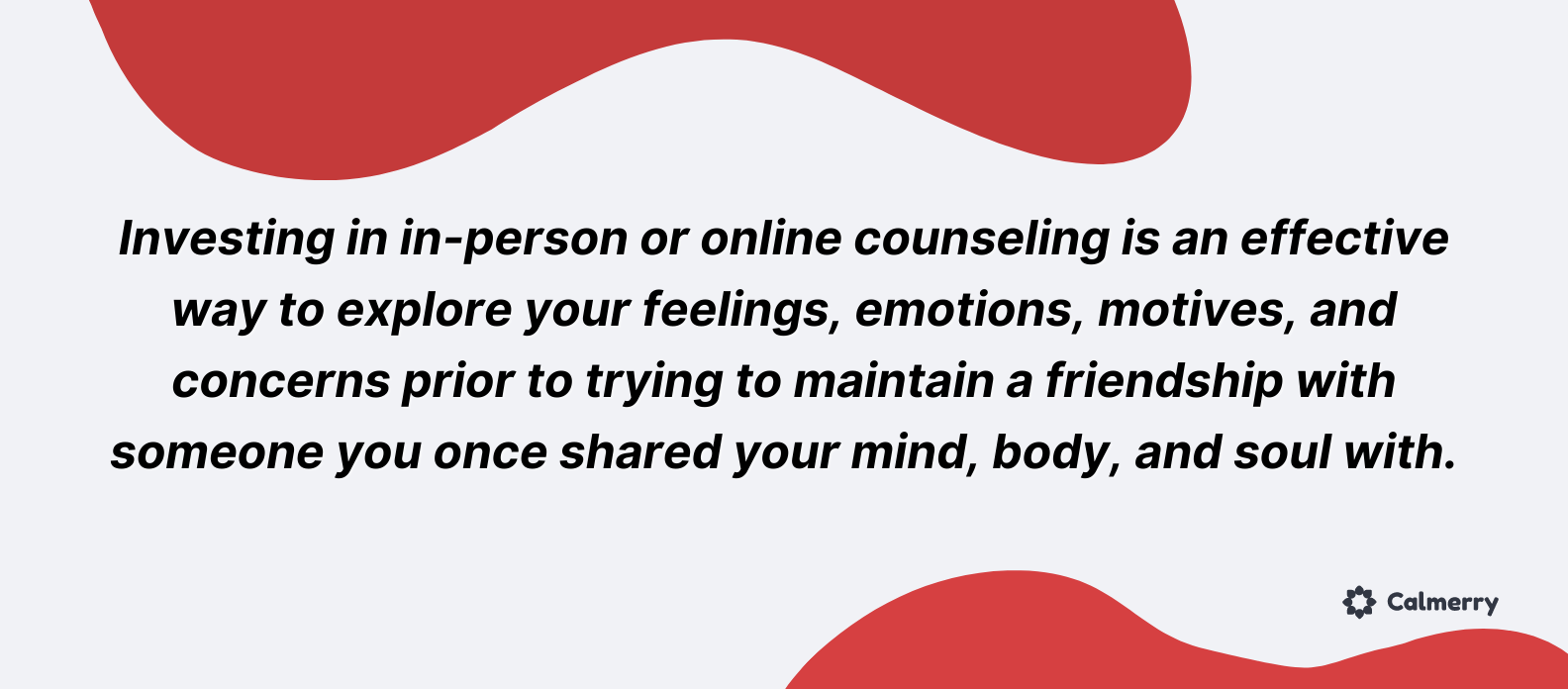 Investing in in-person or online counseling