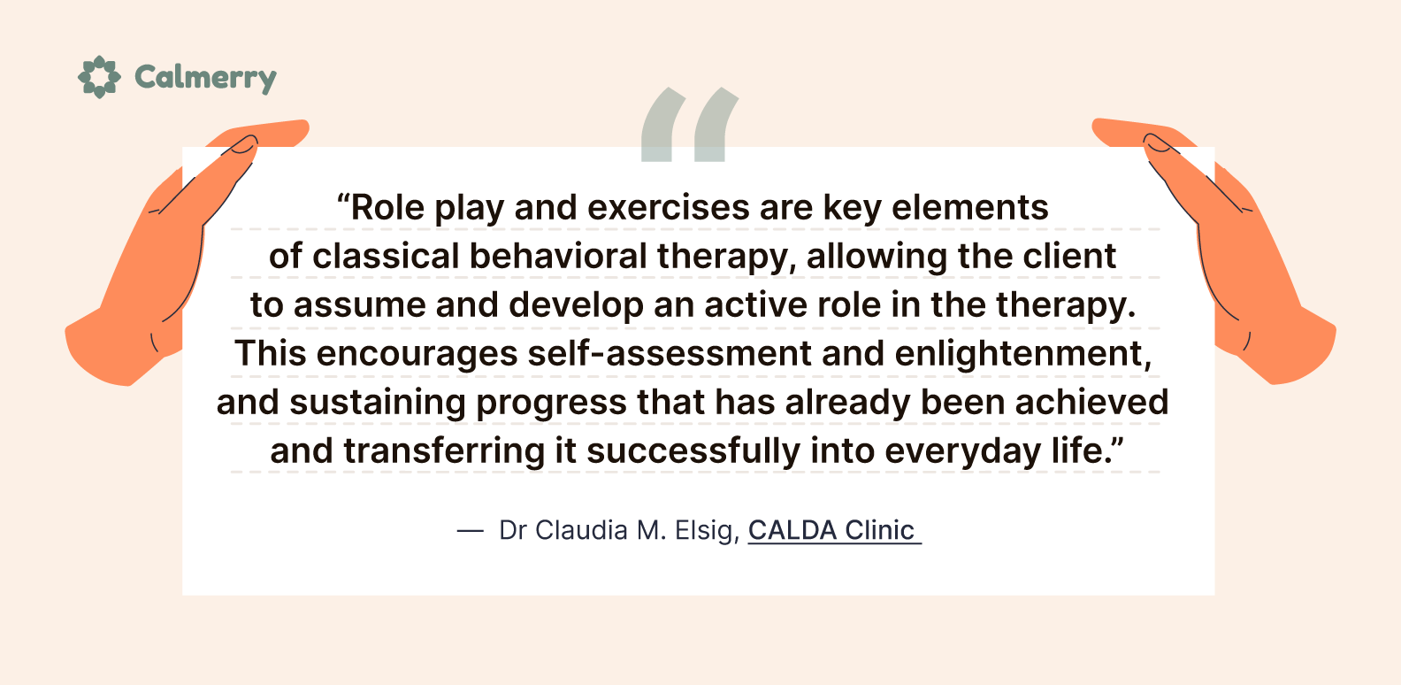 Quote by Dr Claudia M. Elsig