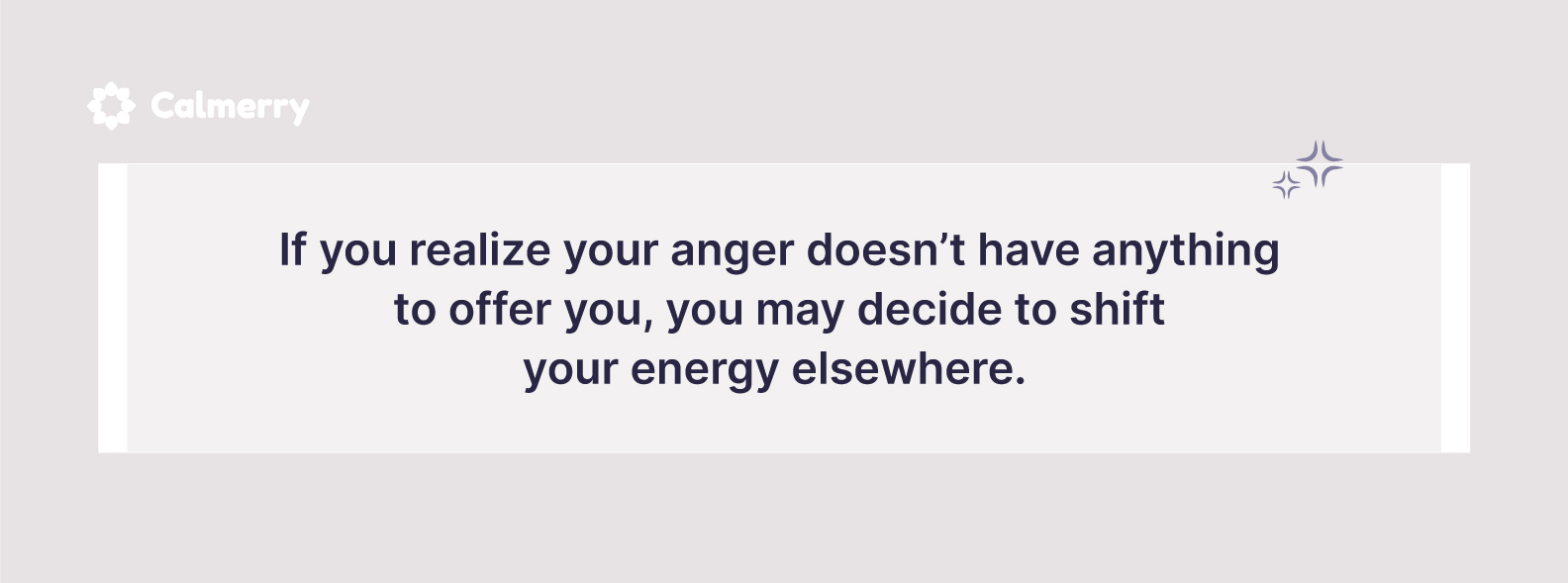 what to do with anger