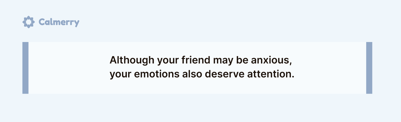 anxious friend or partner