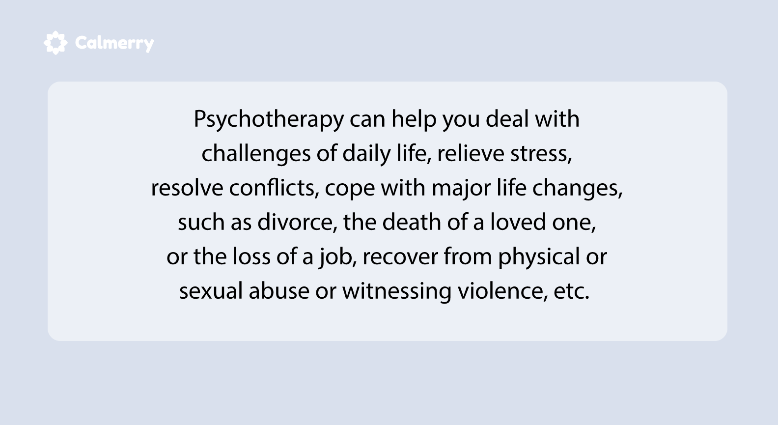 Psychotherapy