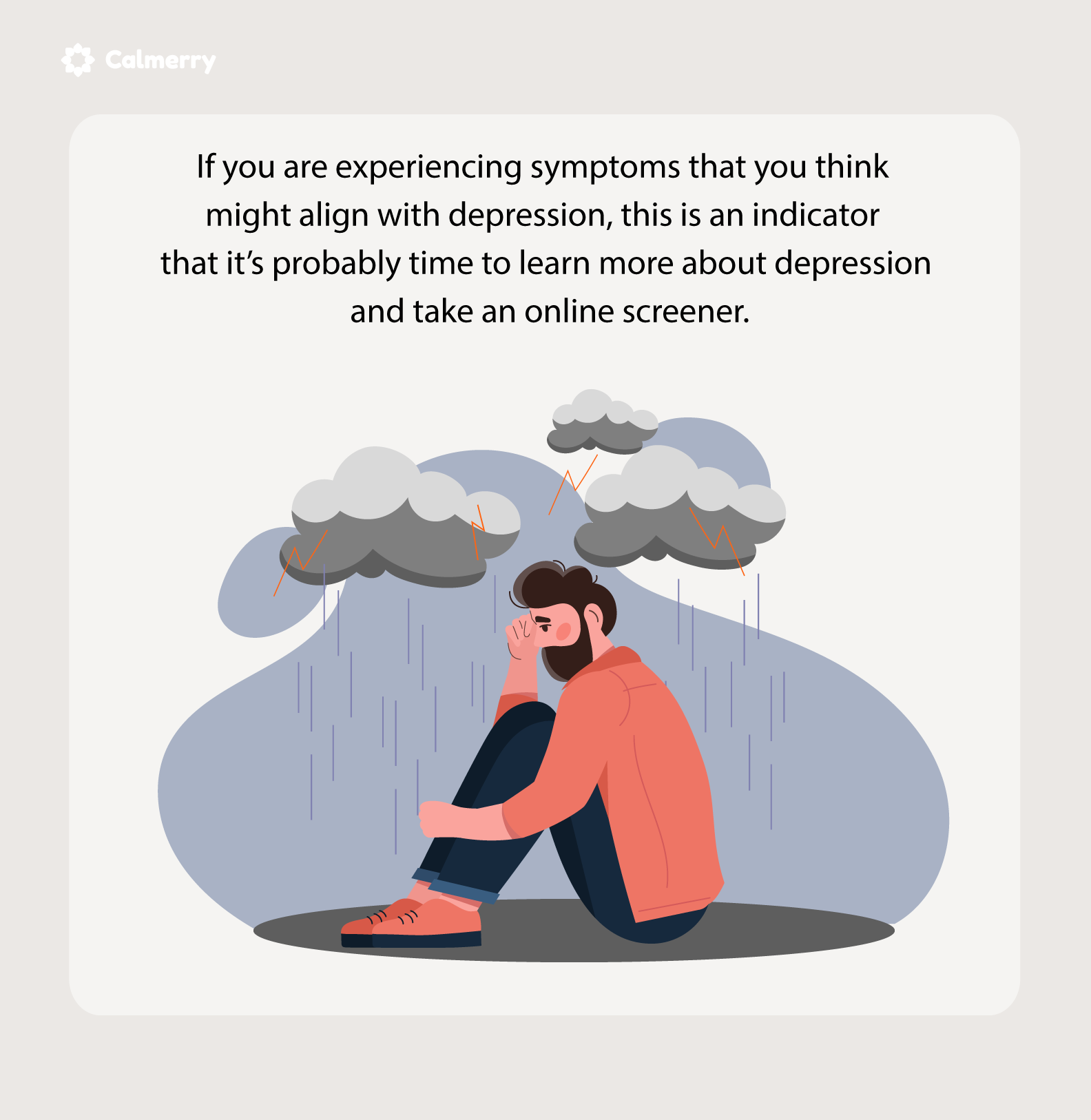 Depression symptoms and signs