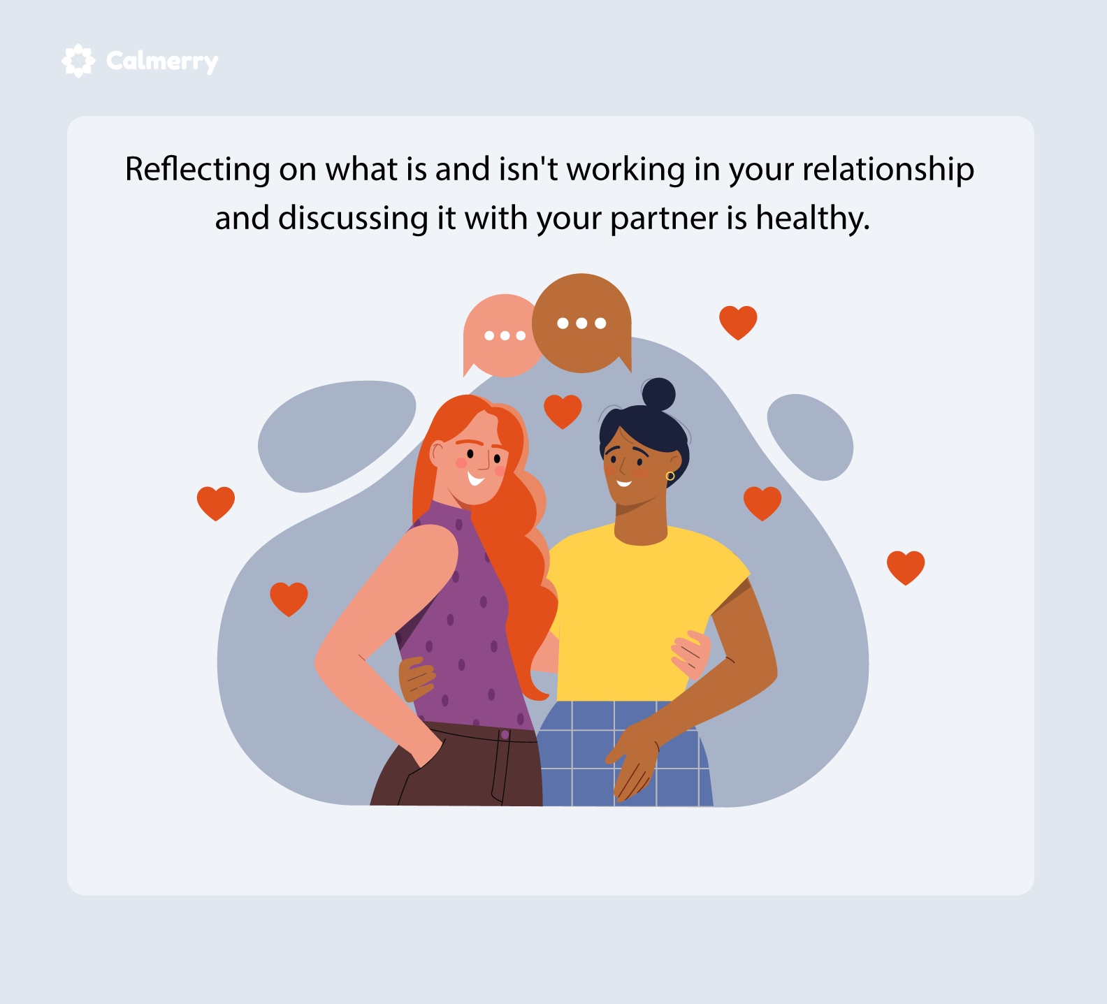 reflecting on what is and isn't working in your relationship
