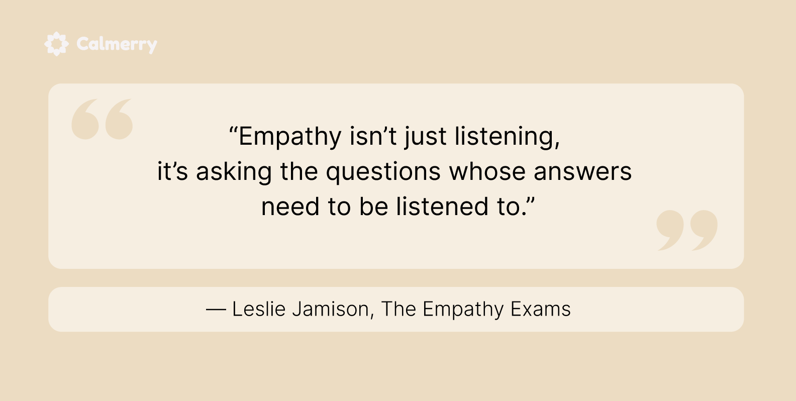 The Empathy Exams