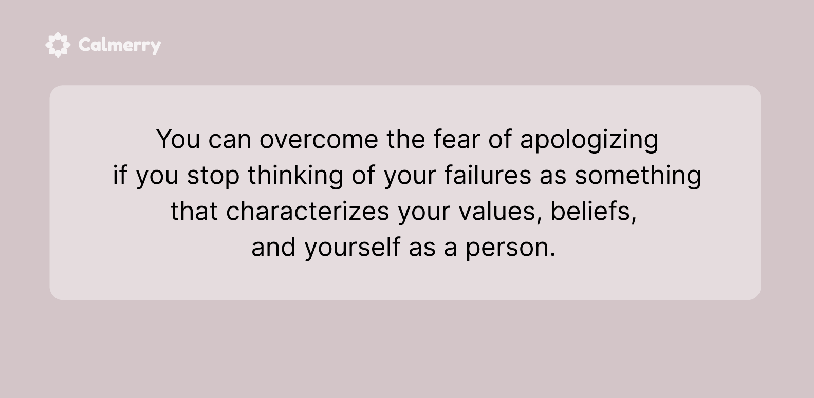 Your failures don’t describe you as a person