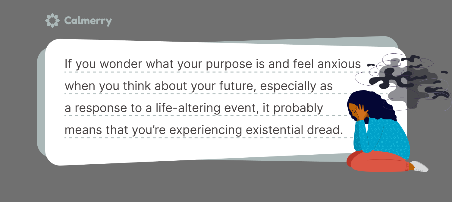 If you feel like your life lacks purpose, it can be a sign of depression