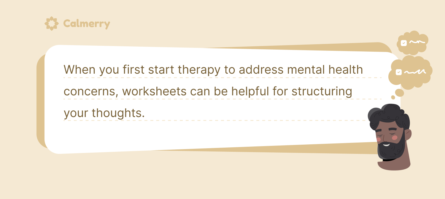 cbt therapy worksheets