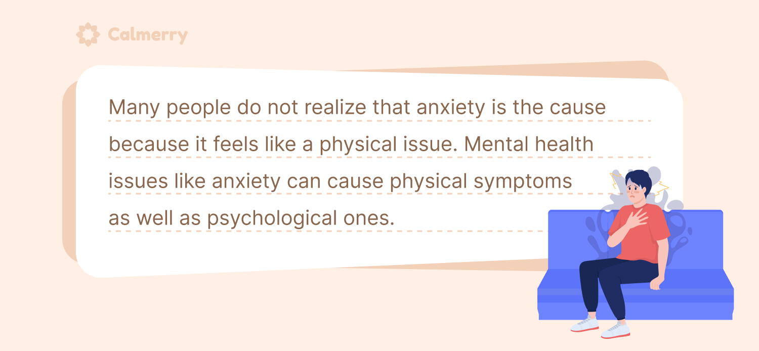 Many people don’t realize that their shortness of breath is caused by anxiety