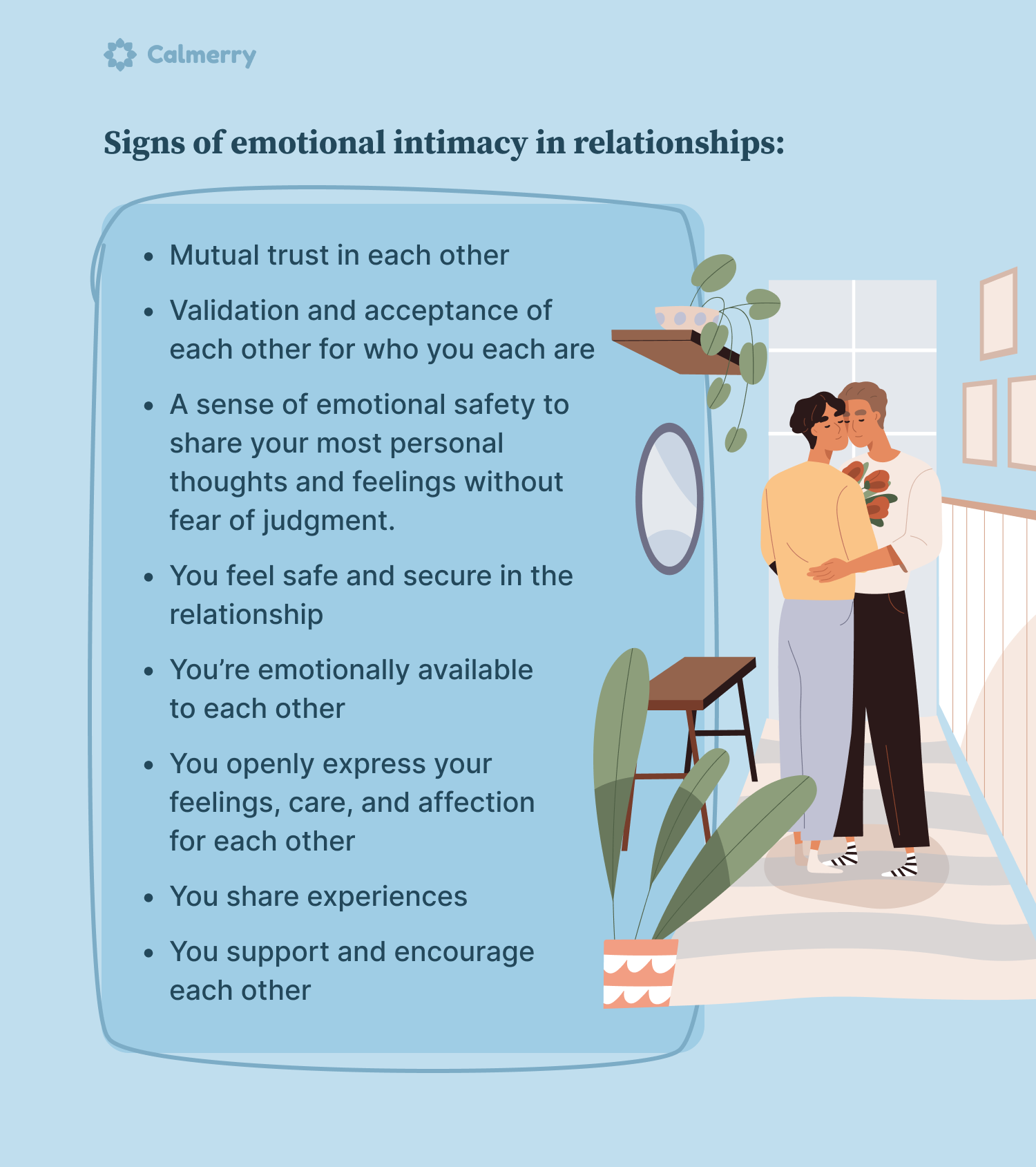 Signs of emotional intimacy in relationships list