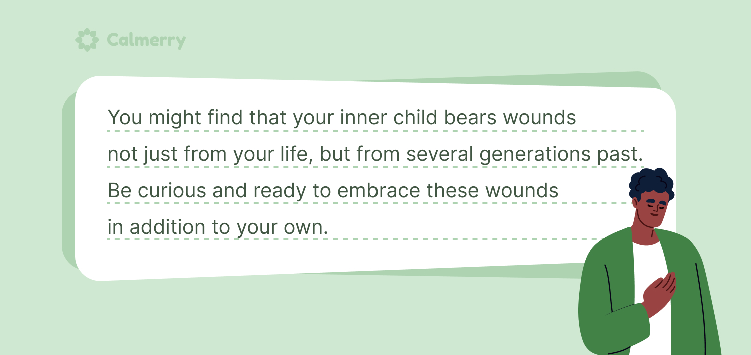 Trauma doesn't always happen in a vacuum. The pain experienced by our parents and grandparents can be passed onto us and be the cause of problems with our inner child.