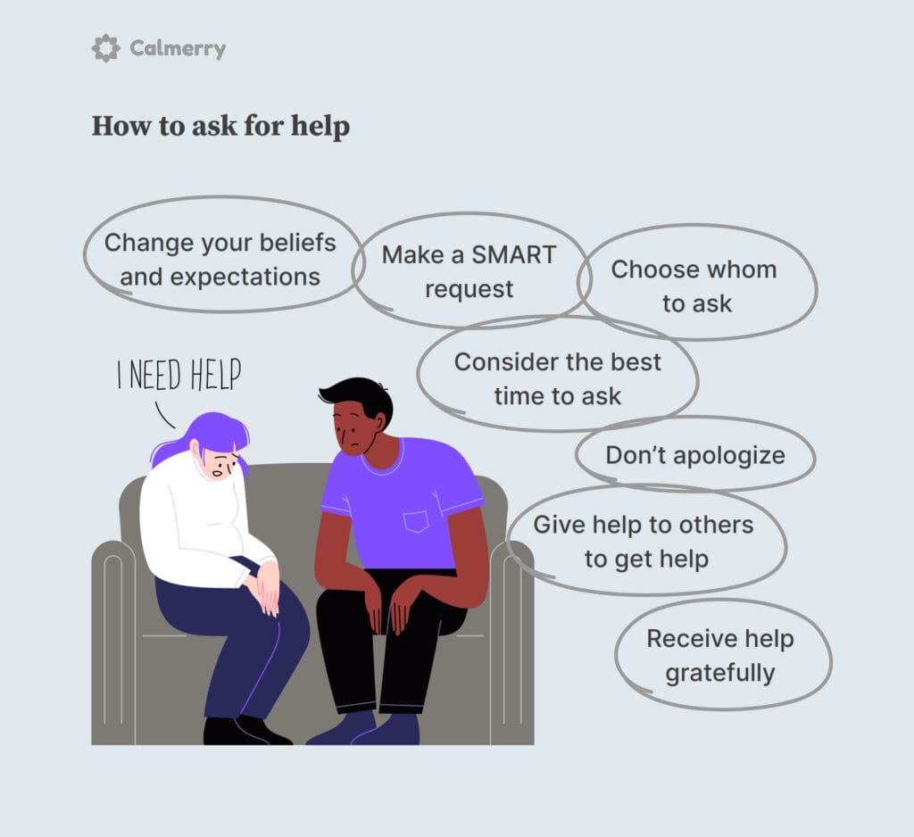 How to ask for help without discomfort