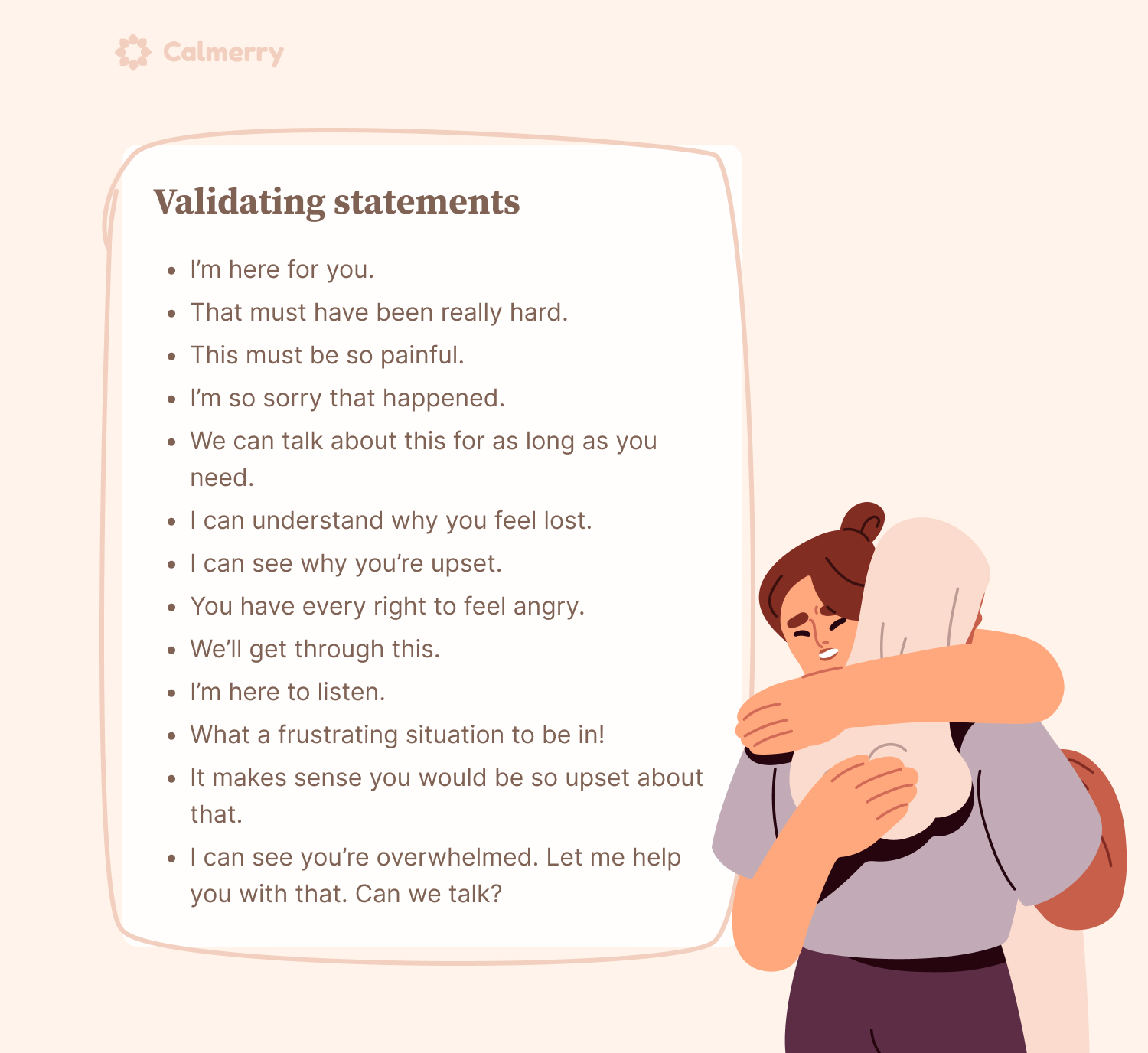 validate feelings