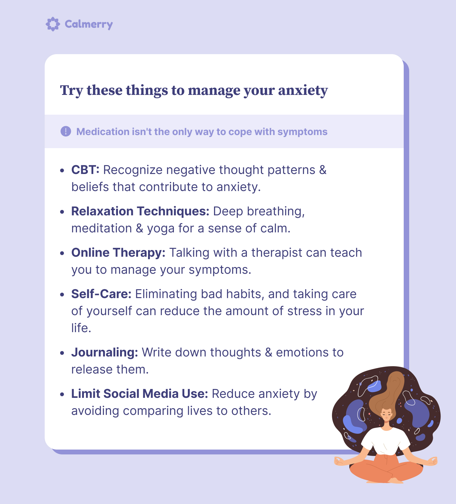 Try these things to manage your anxiety