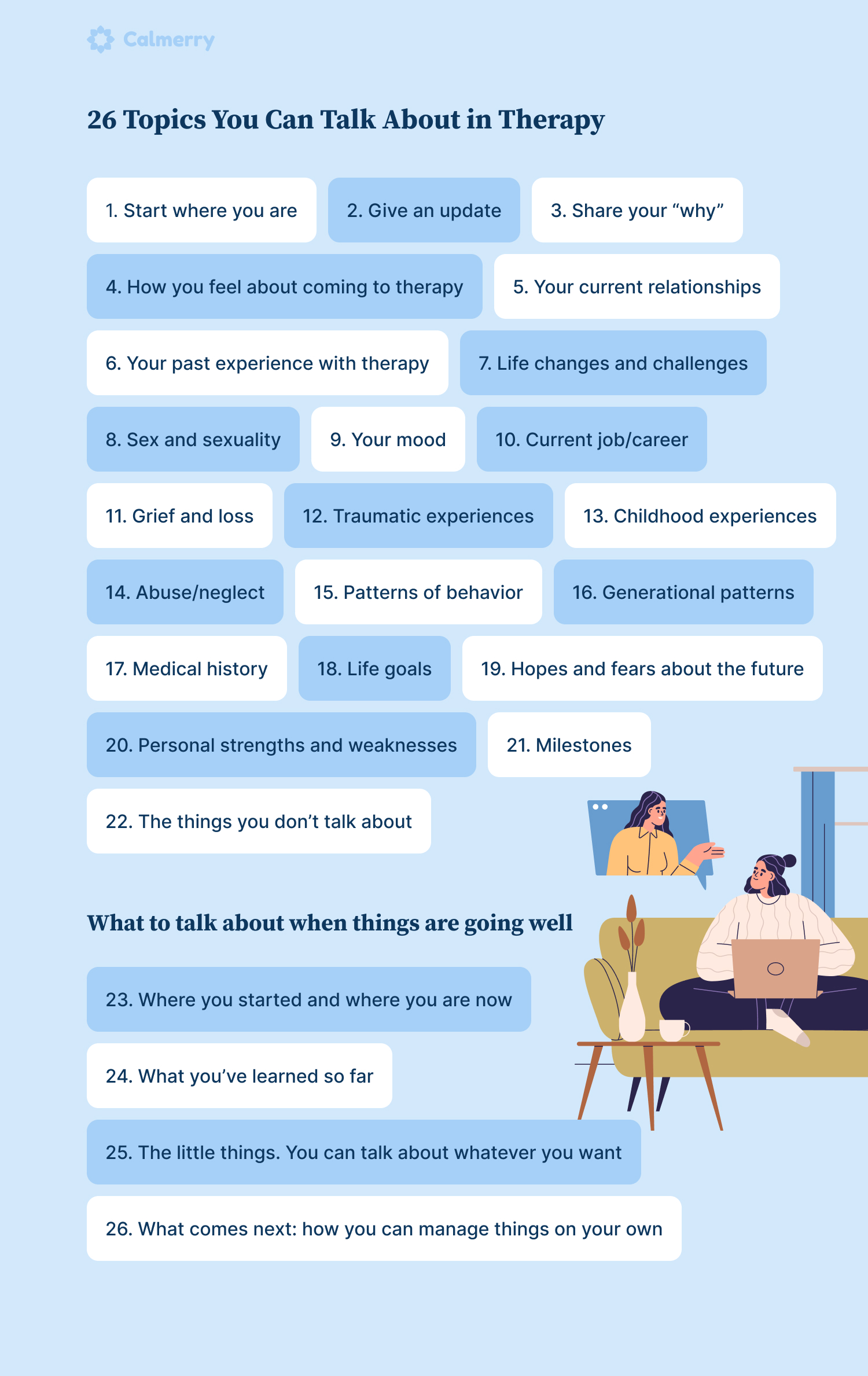 what to talk about in therapy