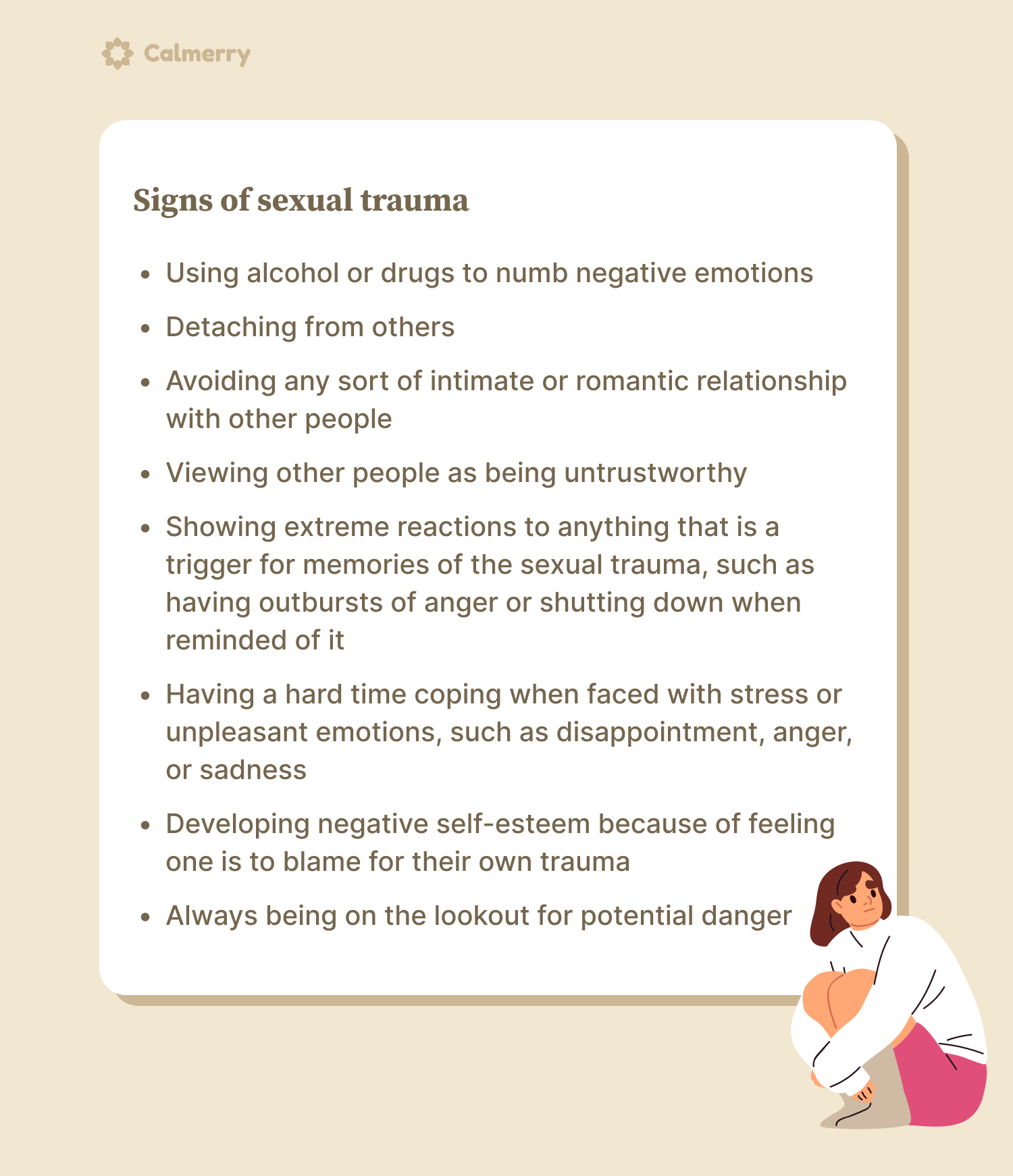 Signs of sexual trauma