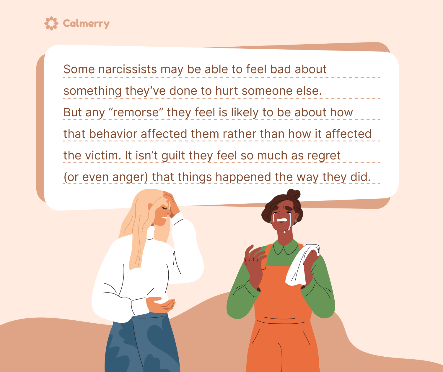 Do Narcissists Cry, Regret, Love & Apologize? - Calmerry