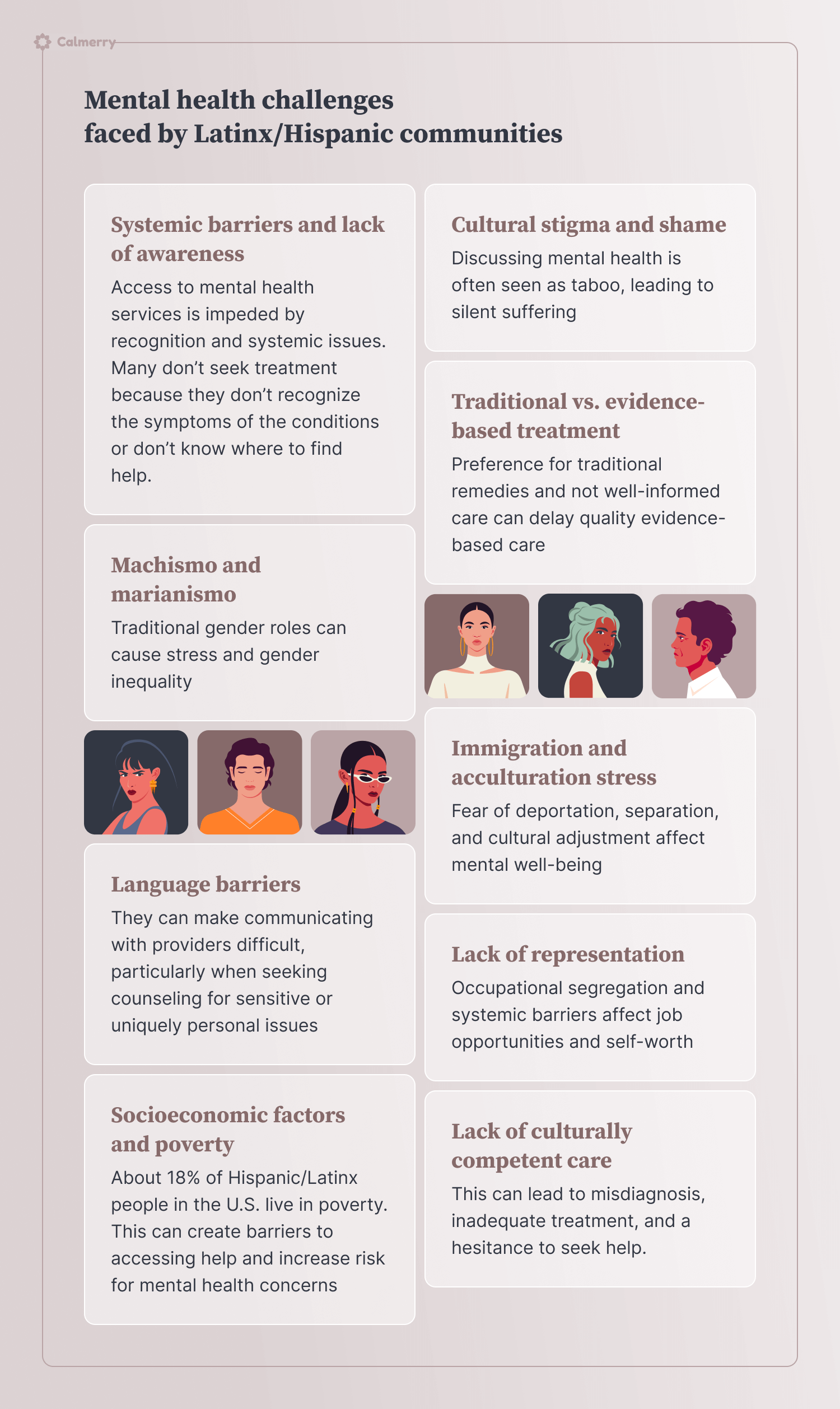 Latinx and Hispanic Communities and Mental Health Calmerry