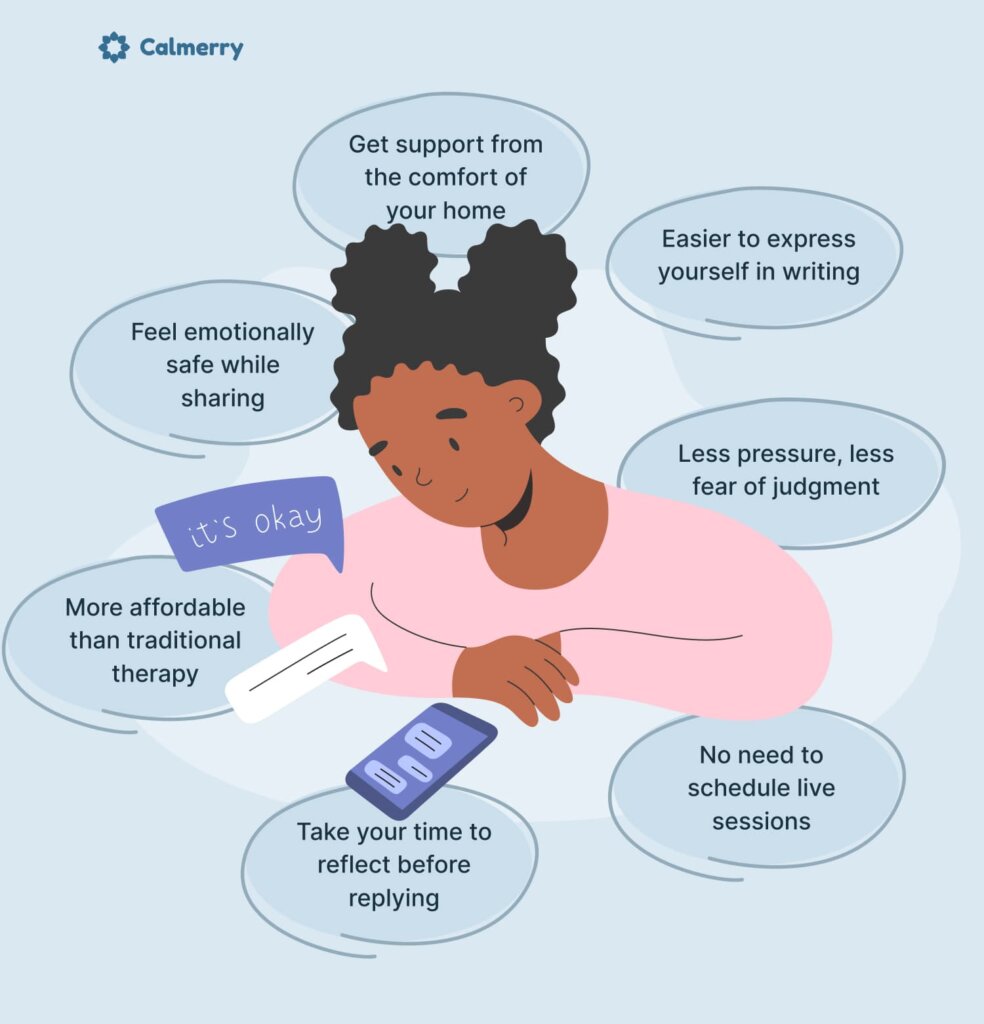 benefits of texting therapy
