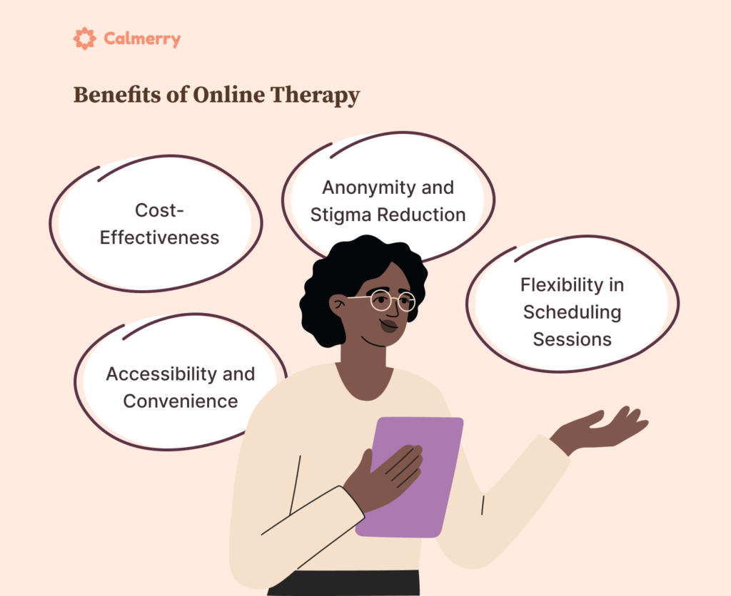 Benefits of online therapy