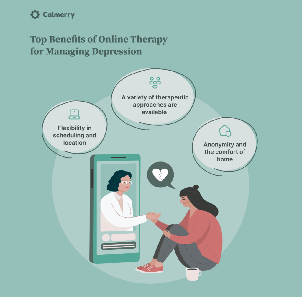 Top Benefits of Online Therapy for Managing Depression