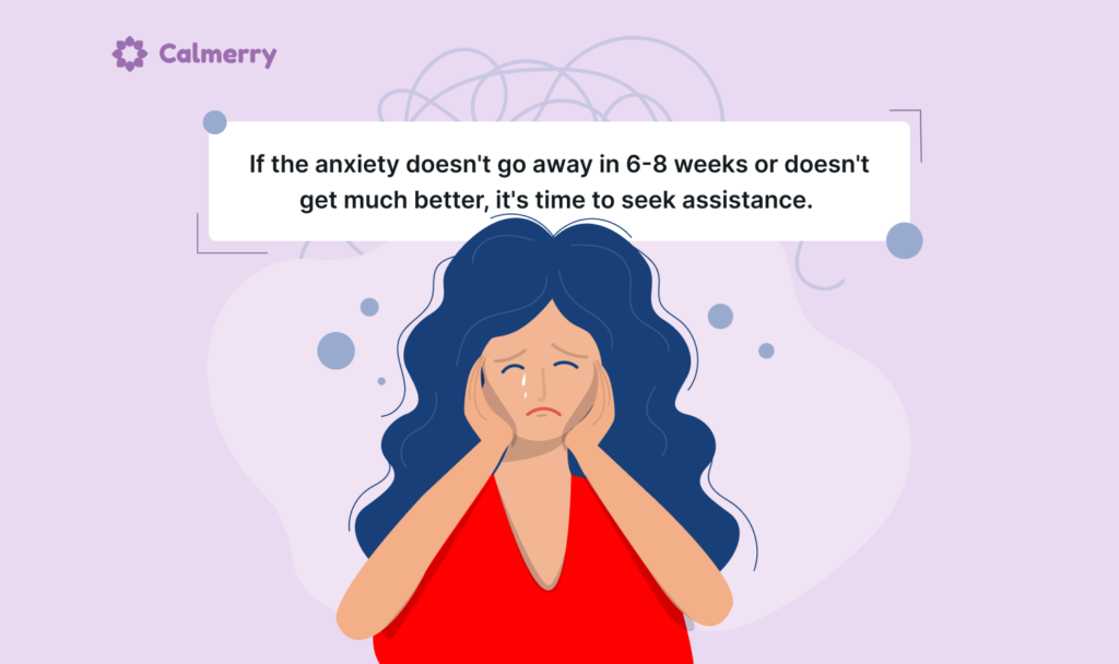 duration of anxiety during life transitions