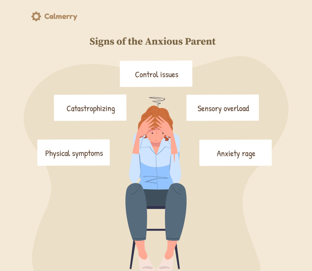 Signs of the anxious parent