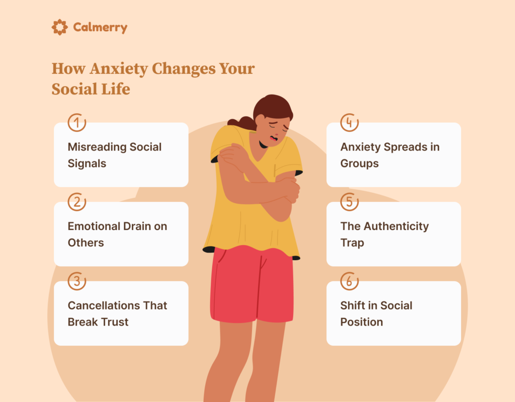 How anxiety changes social life